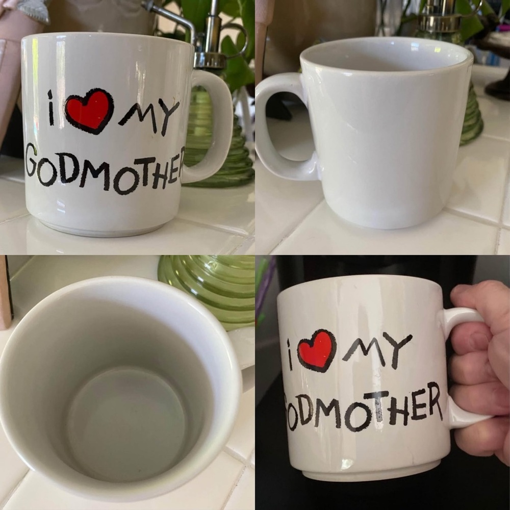 Mug ‘I Love My Godmother’ White